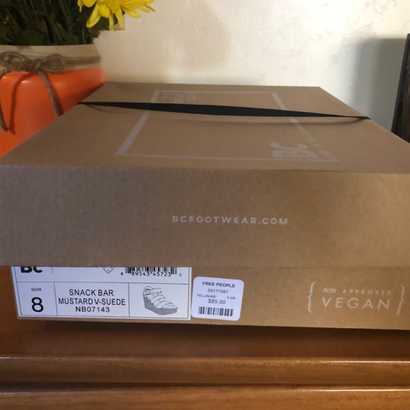 Free People - BC Footwear Vegan Suede Wedges - Picture 6 of 6